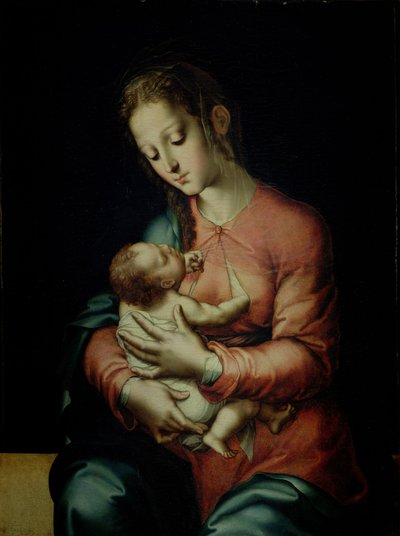 The Virgin and Child by Luis de Morales